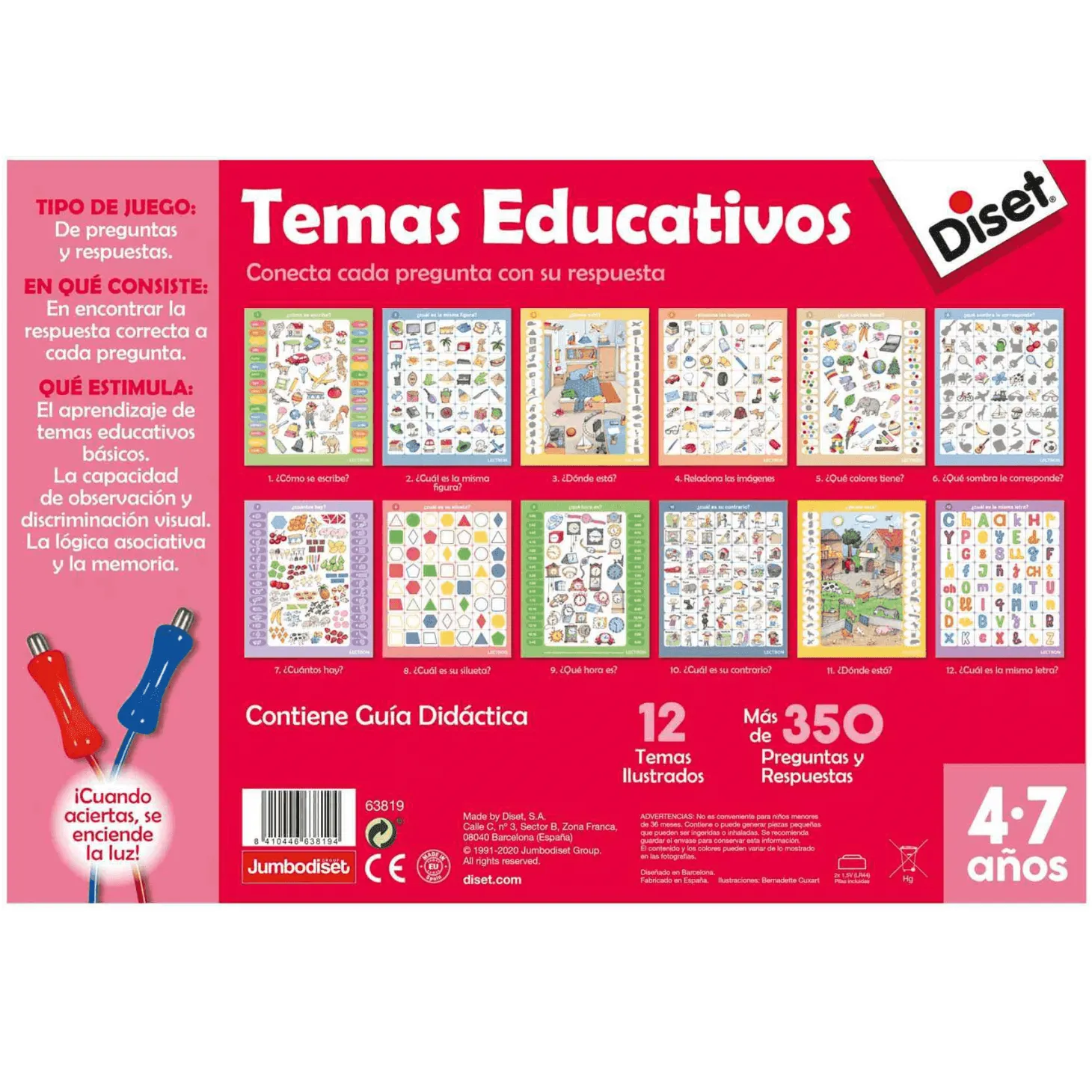 Juego Educativo Lectron Temas Educativos