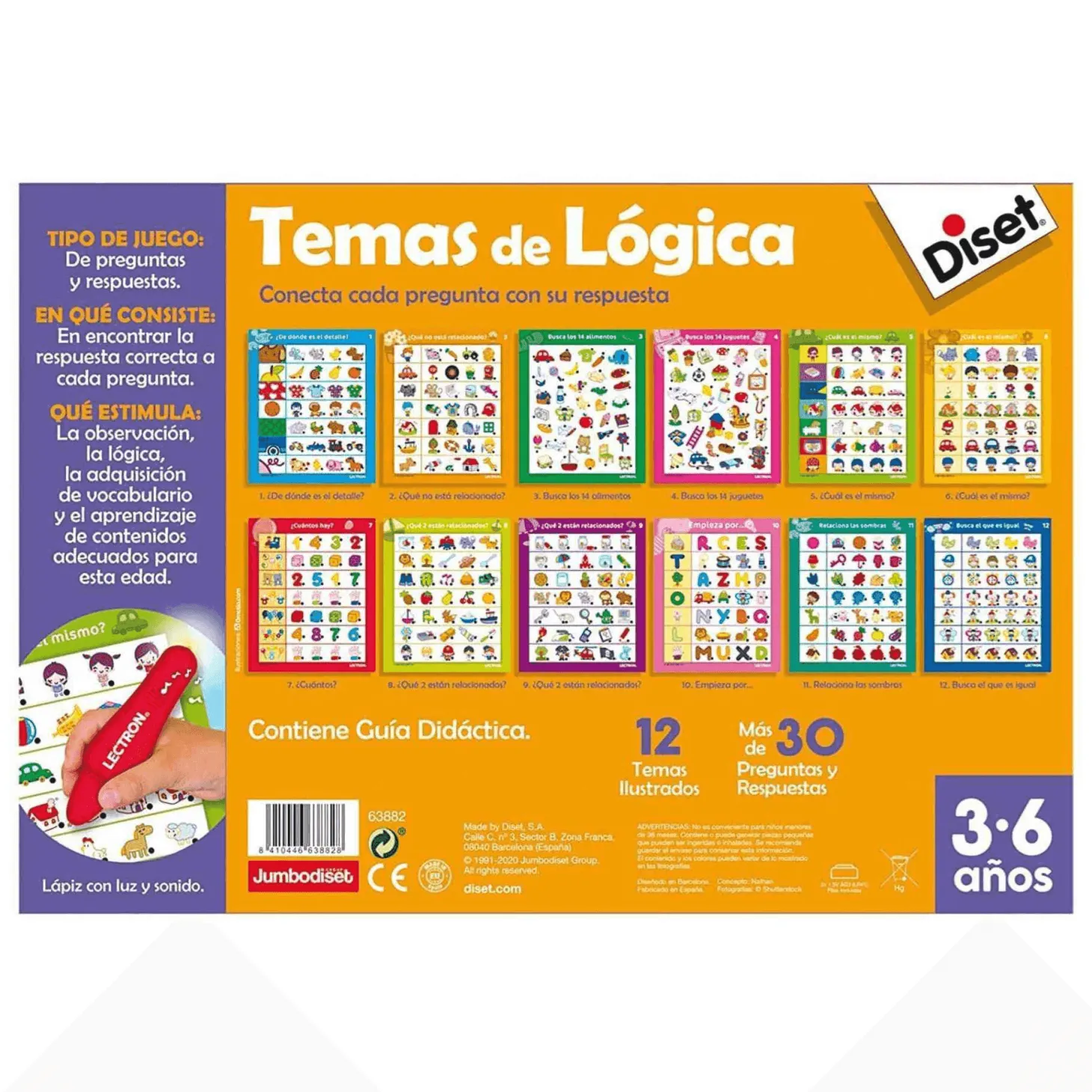 Juego Lectron Temas de Lógica