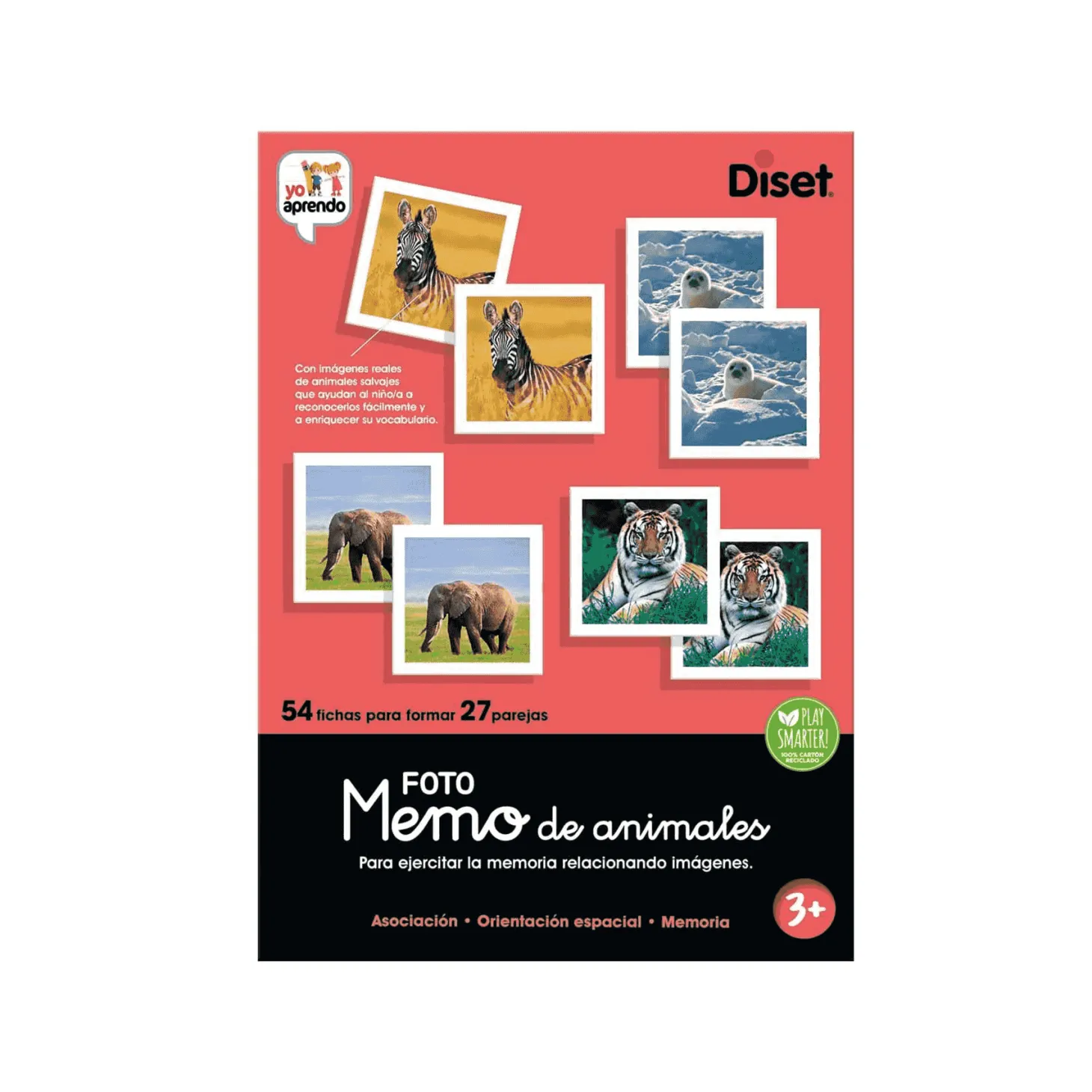 Juego Memoria Meto Photo Animales