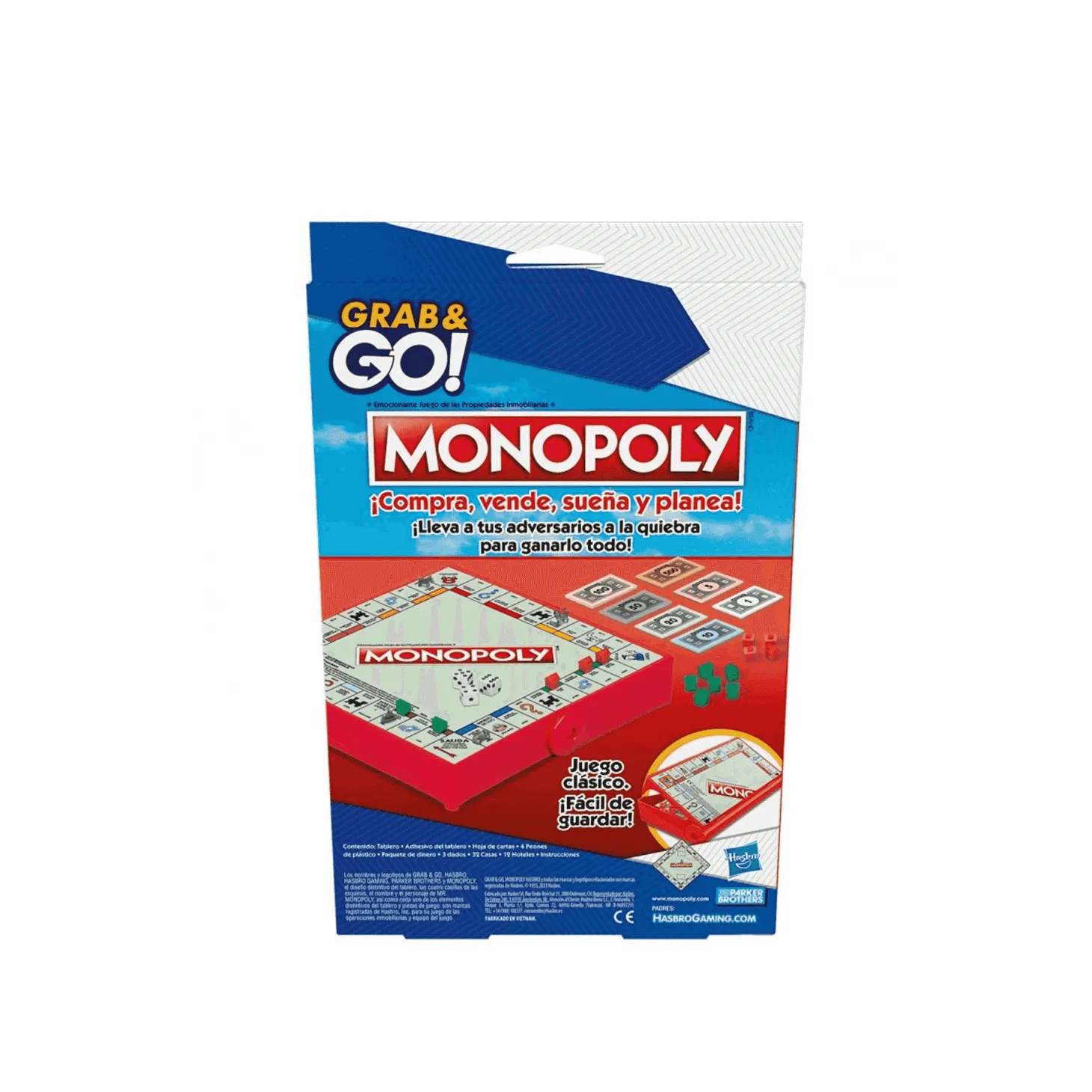 Juego Monopoly de viaje