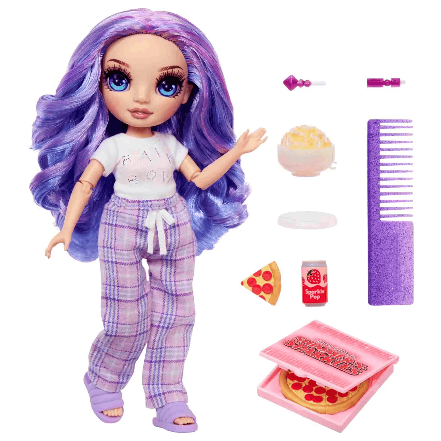 Junior High Muñeca Fiesta De Pijamas Violet Purple