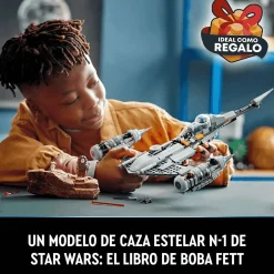 Kit de construcción LEGO Star Wars 75325 Caza Estelar N-1 de The Mandalorian (412 piezas)