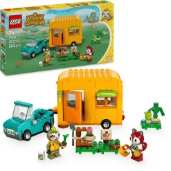 LEGO Animal Crossing Caravana de Gandulio y tienda de jardinería 77054