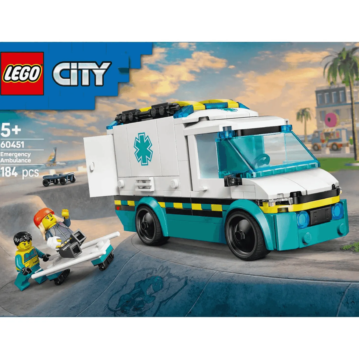 LEGO City Ambulancia de Emergencias Set construible 60451