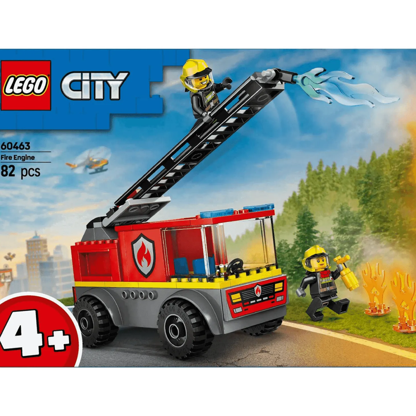 LEGO City Camión de Bomberos con Escalera Juguete 60463