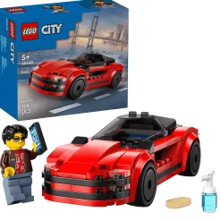 LEGO City Deportivo Rojo Set con vehículo de juguete 60448