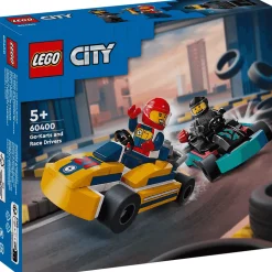LEGO City Karts y Pilotos de Carreras Set de juguetes 60400