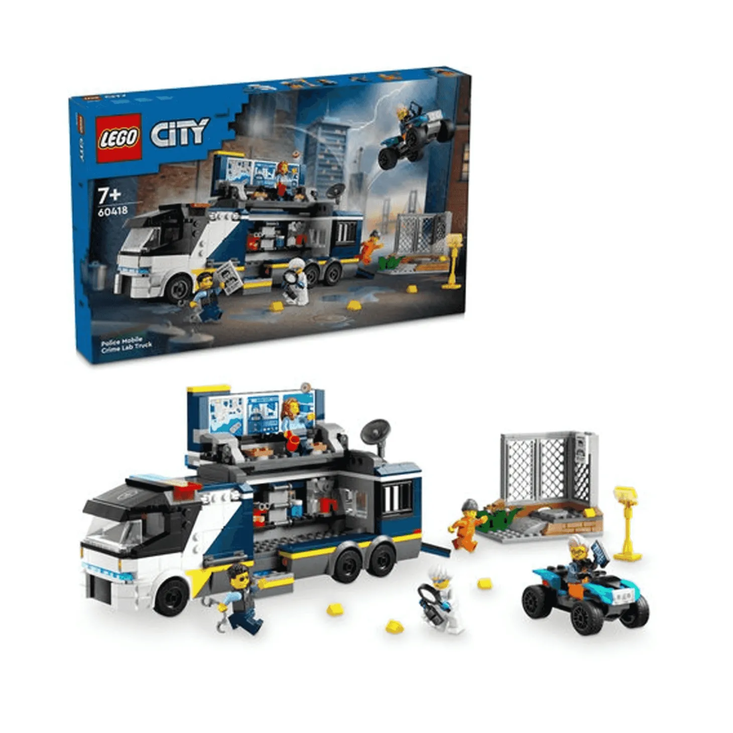 LEGO City Laboratorio de Criminología Móvil de la Policía Juguete 60418