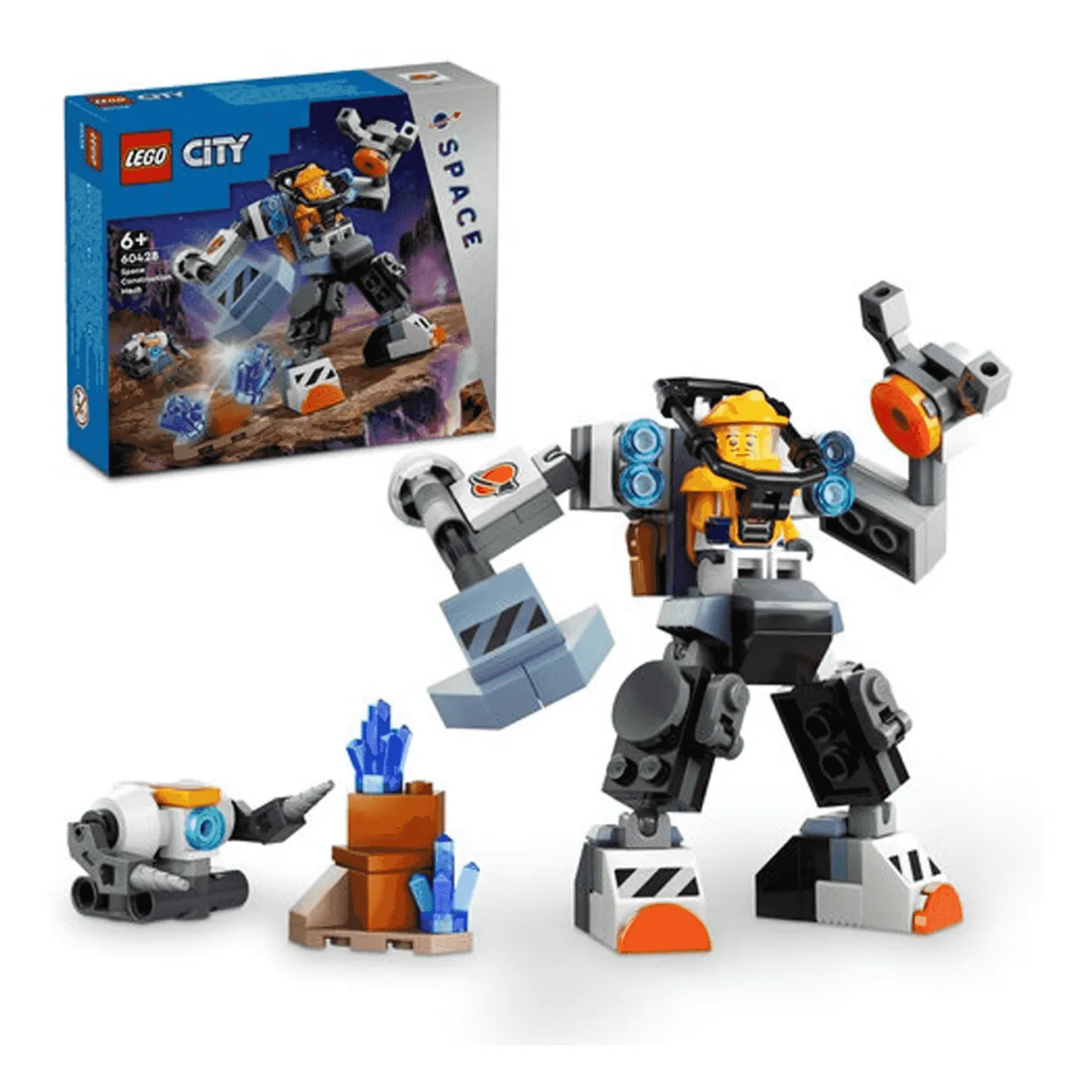 LEGO City Meca de Construcción Espacial Traje de juguete 60428