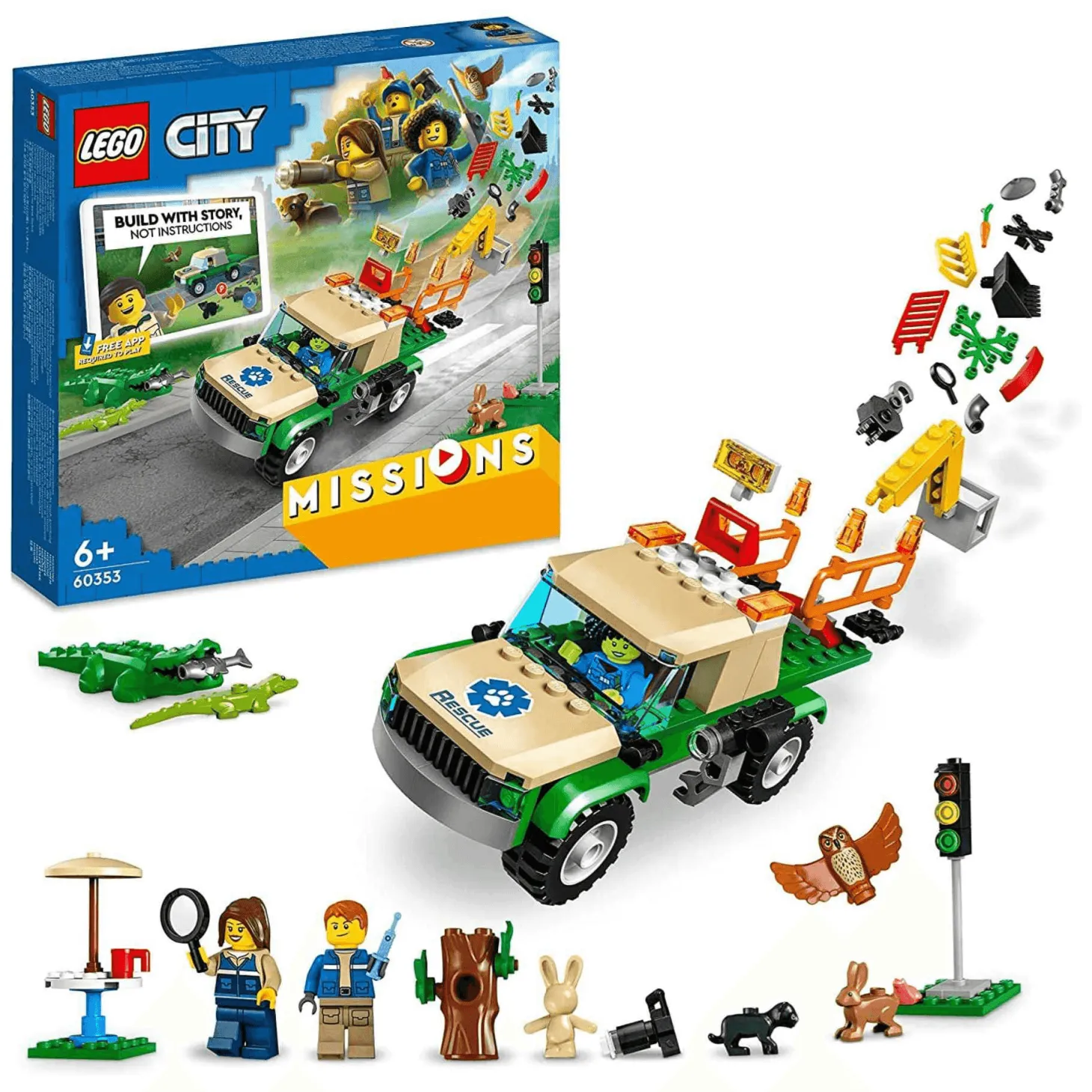 LEGO City Misiones de Rescate de Animales Salvajes 60353