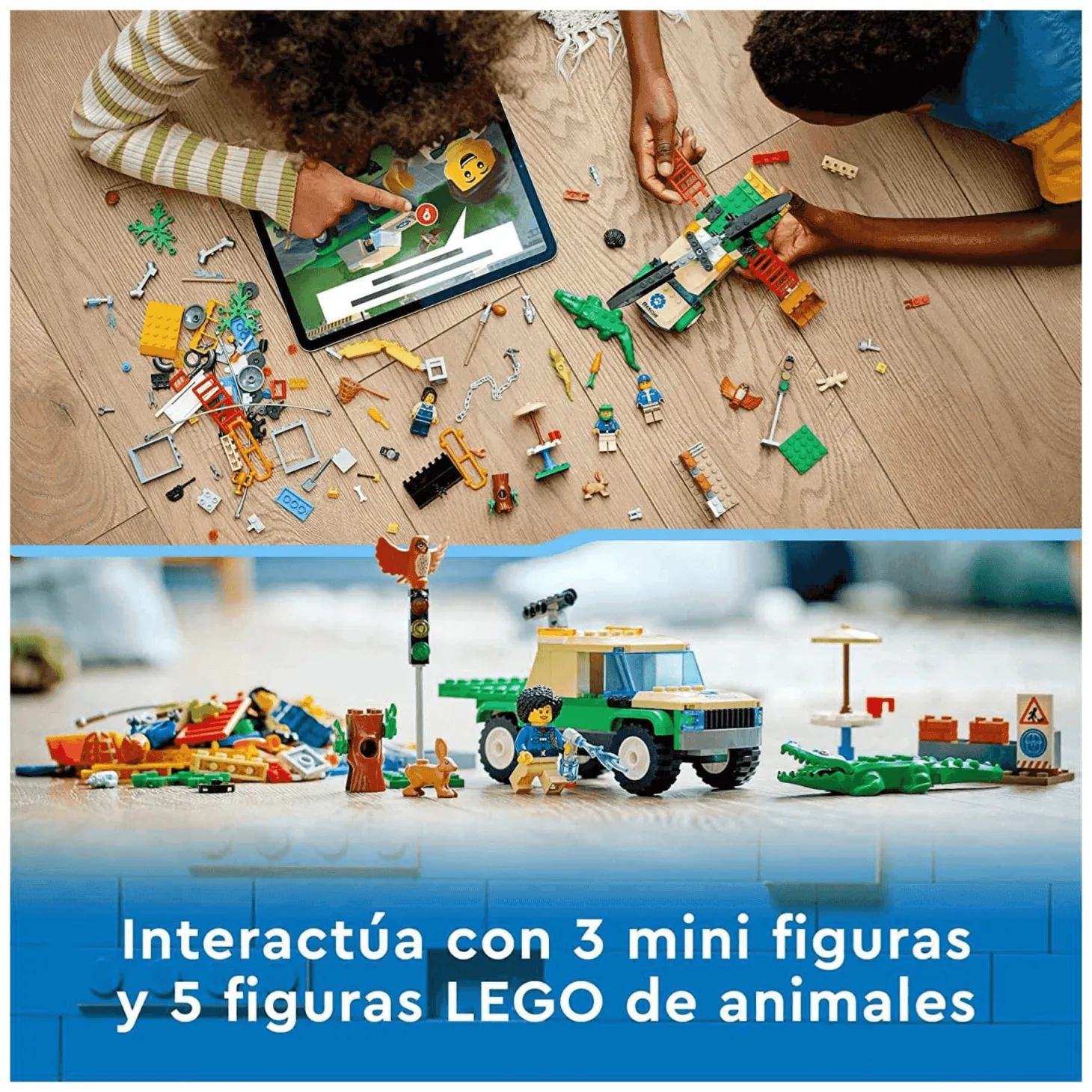 LEGO City Misiones de Rescate de Animales Salvajes 60353