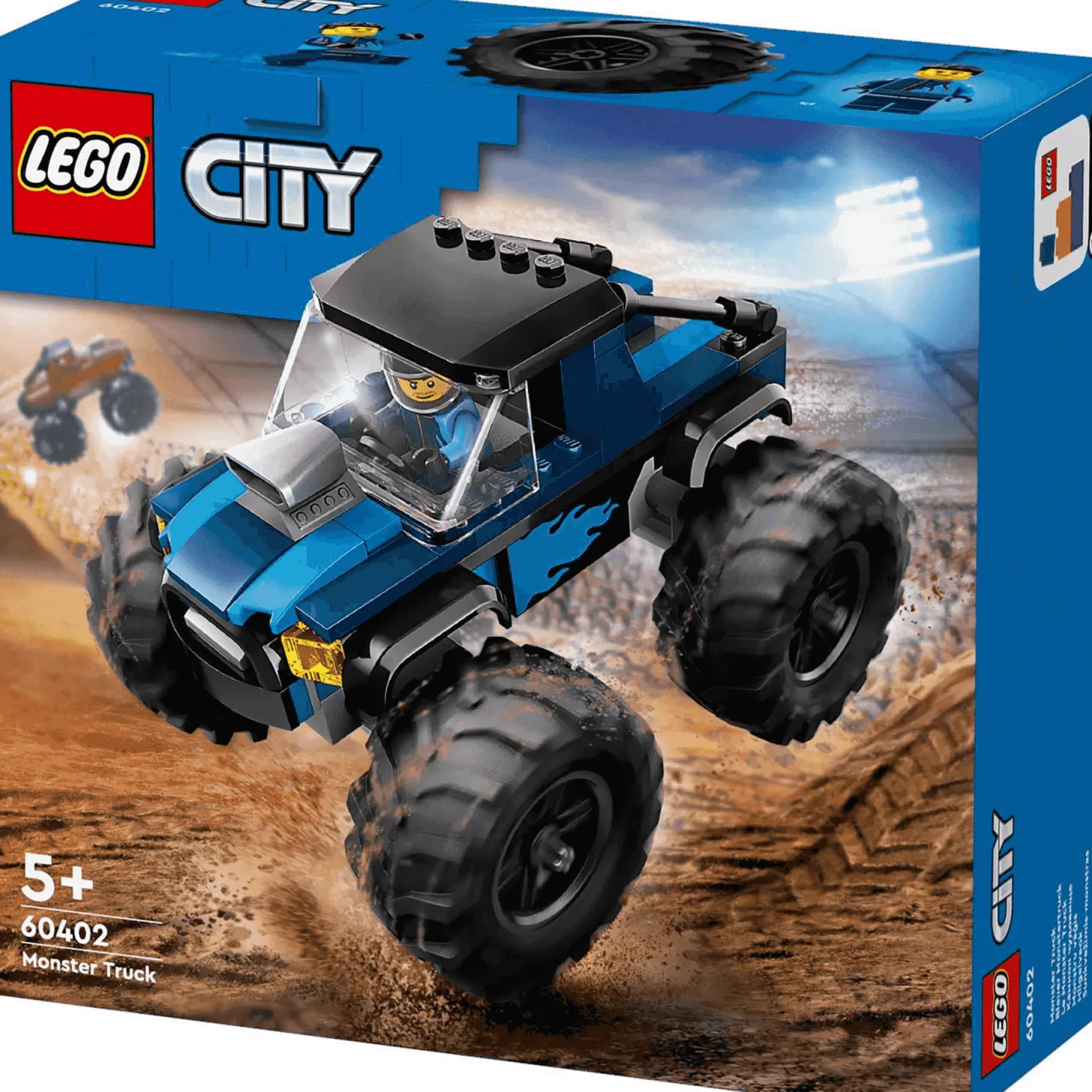 LEGO City Monster Truck Azul Todoterreno de juguete 60402