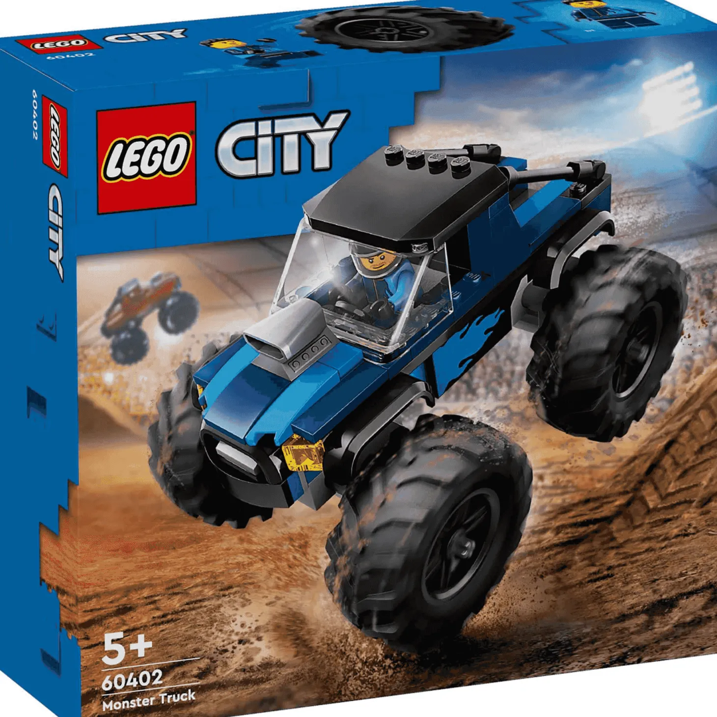 LEGO City Monster Truck Azul Todoterreno de juguete 60402