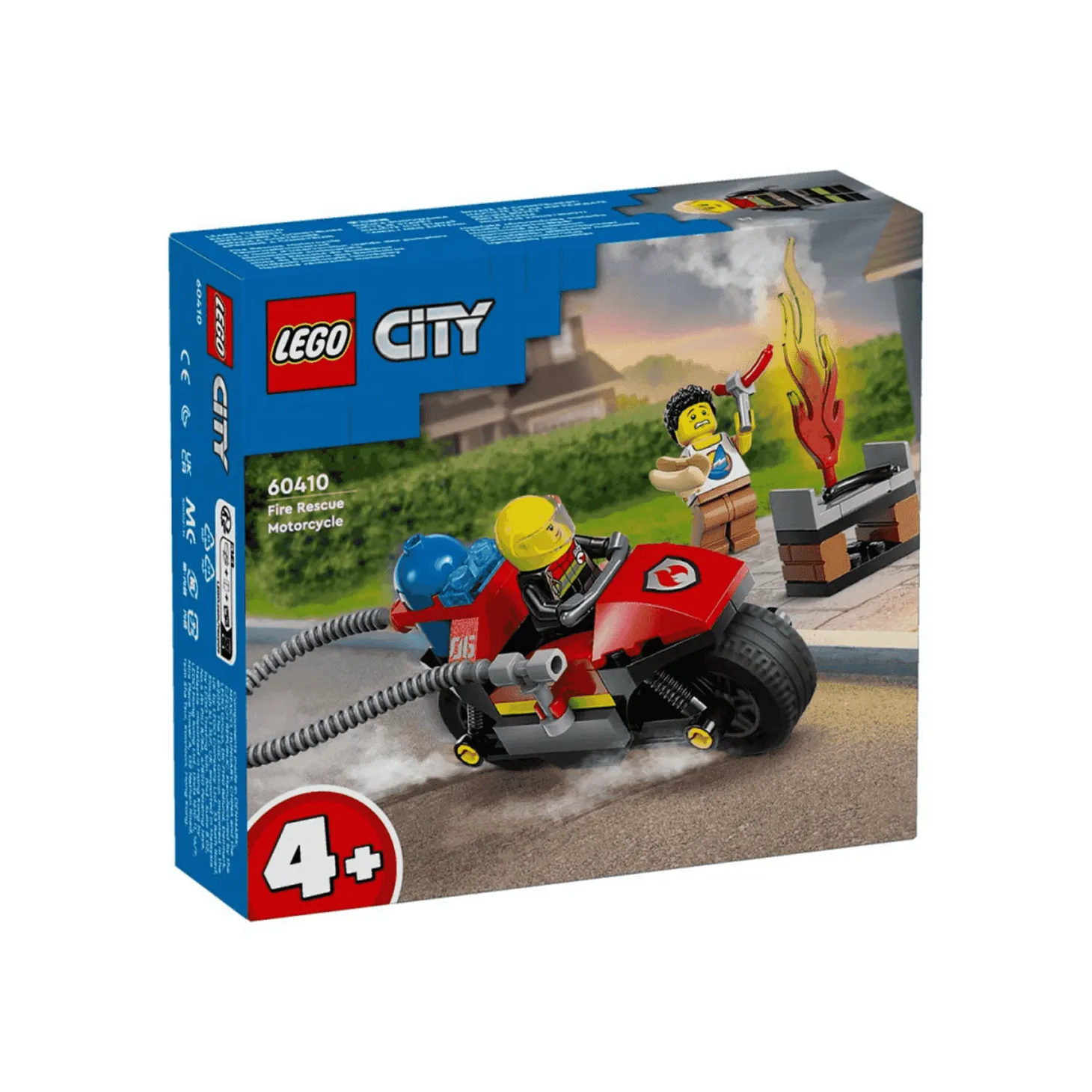 LEGO City Moto de Rescate de Bomberos Set de construcción 60410