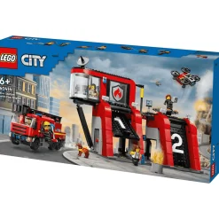 LEGO City Parque de Bomberos con Camión de Bomberos Juego 60414