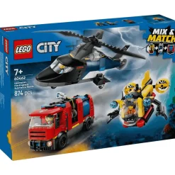 LEGO City Remix: Helicóptero, Camión de Bomberos y Submarino 60462