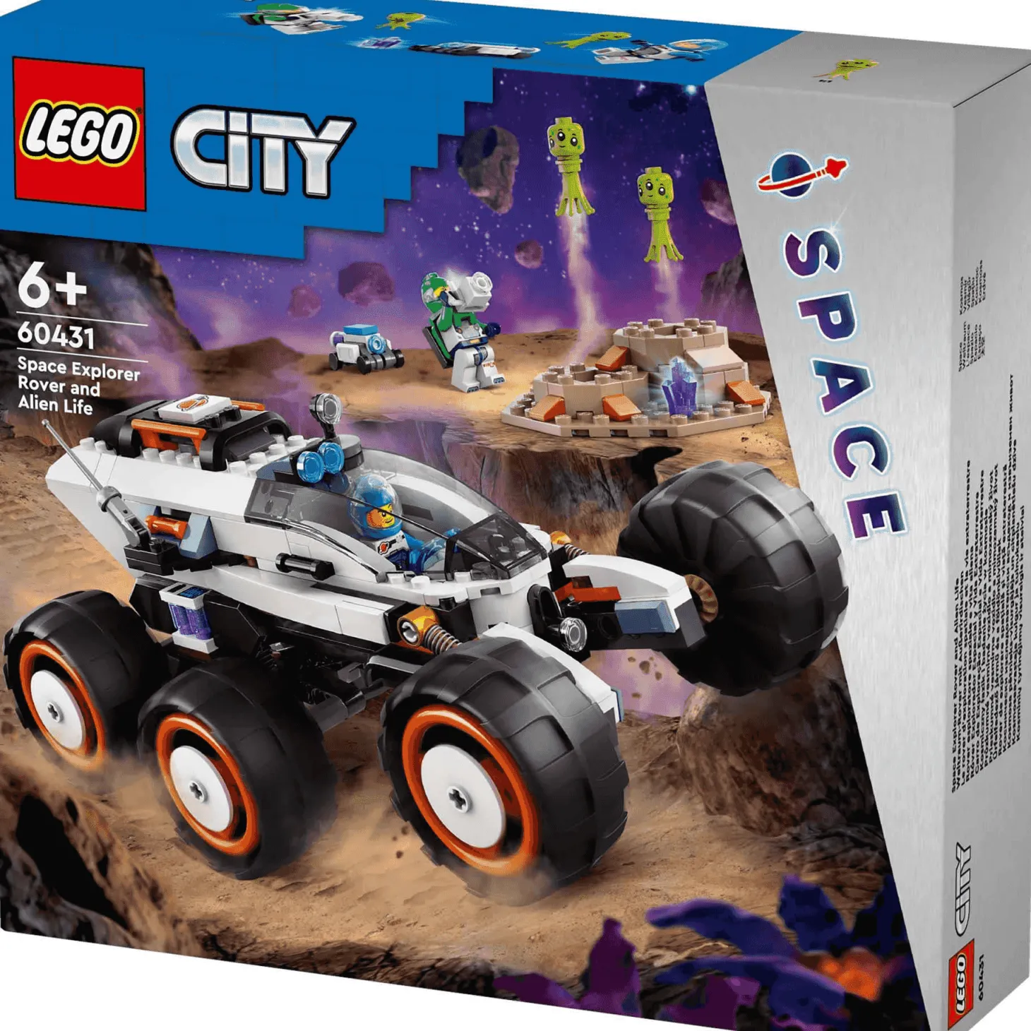 LEGO City Róver Explorador Espacial y Vida Extraterrestre 60431