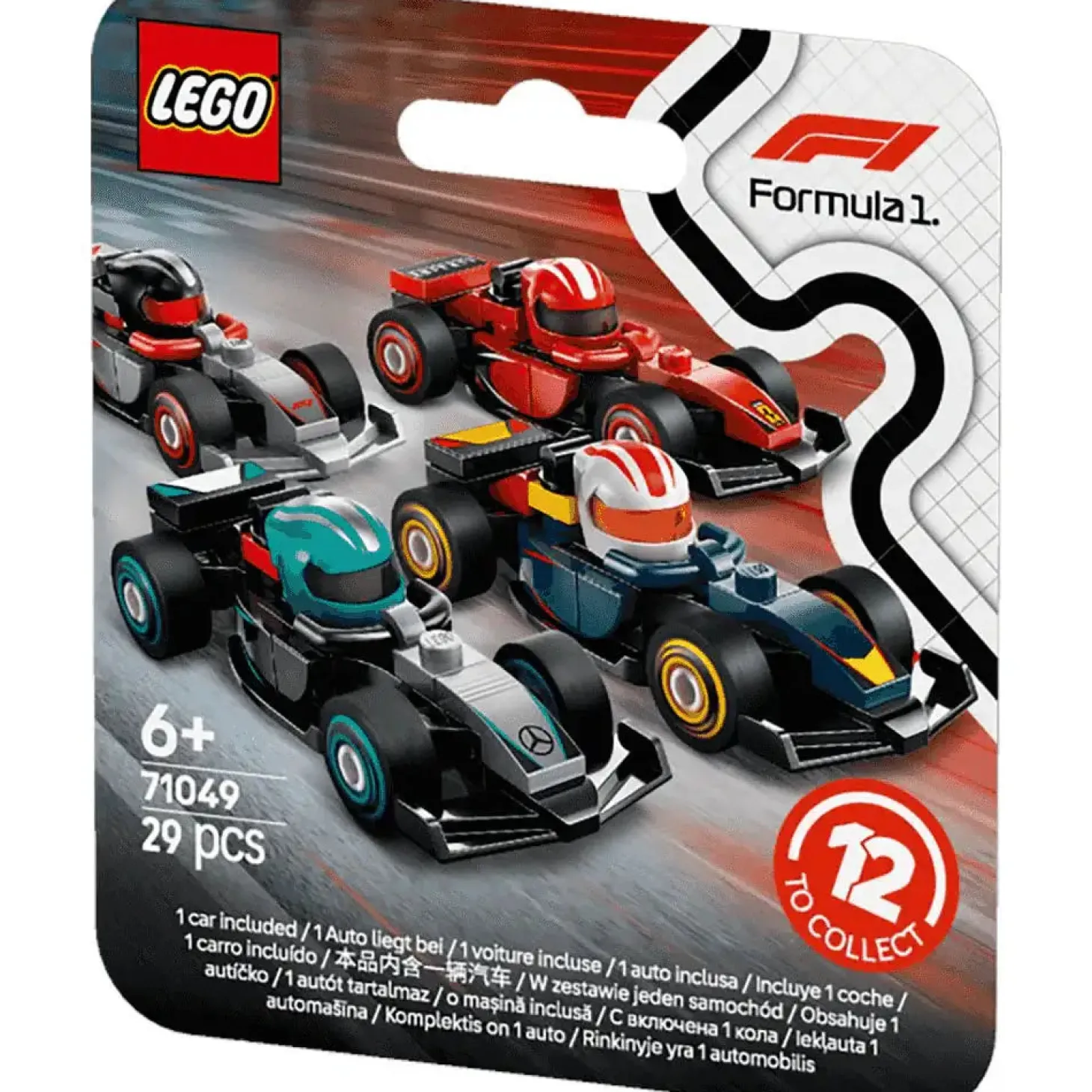 LEGO Coches de F1 Coleccionables Kit de Vehículos 71049
