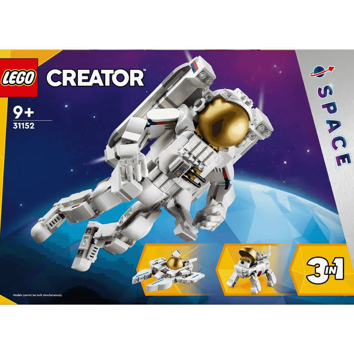 LEGO Creator Astronauta Espacial Set de juguetes 3en1 31152