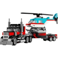 LEGO Creator Camión Plataforma con Helicóptero Juguete 31146