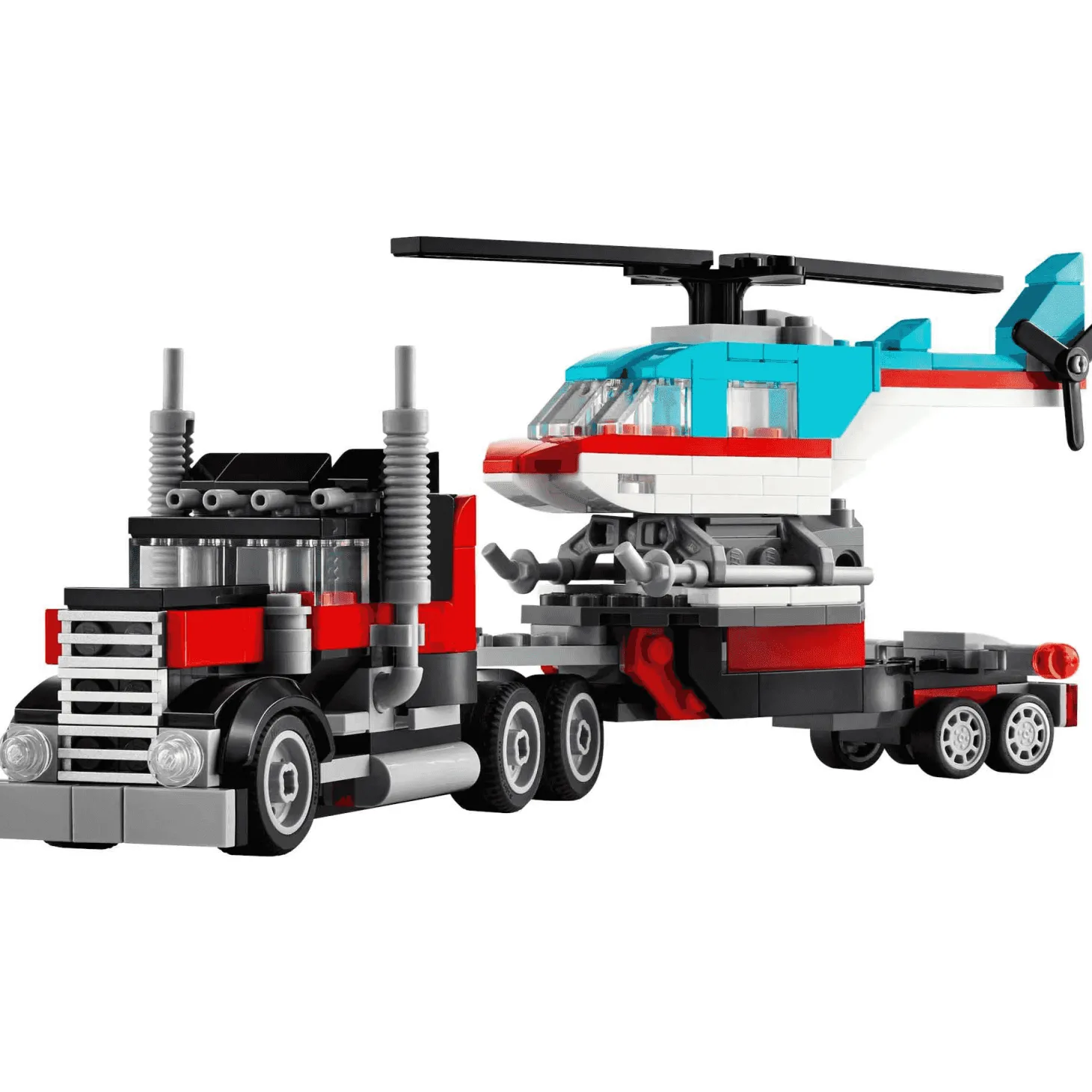 LEGO Creator Camión Plataforma con Helicóptero Juguete 31146