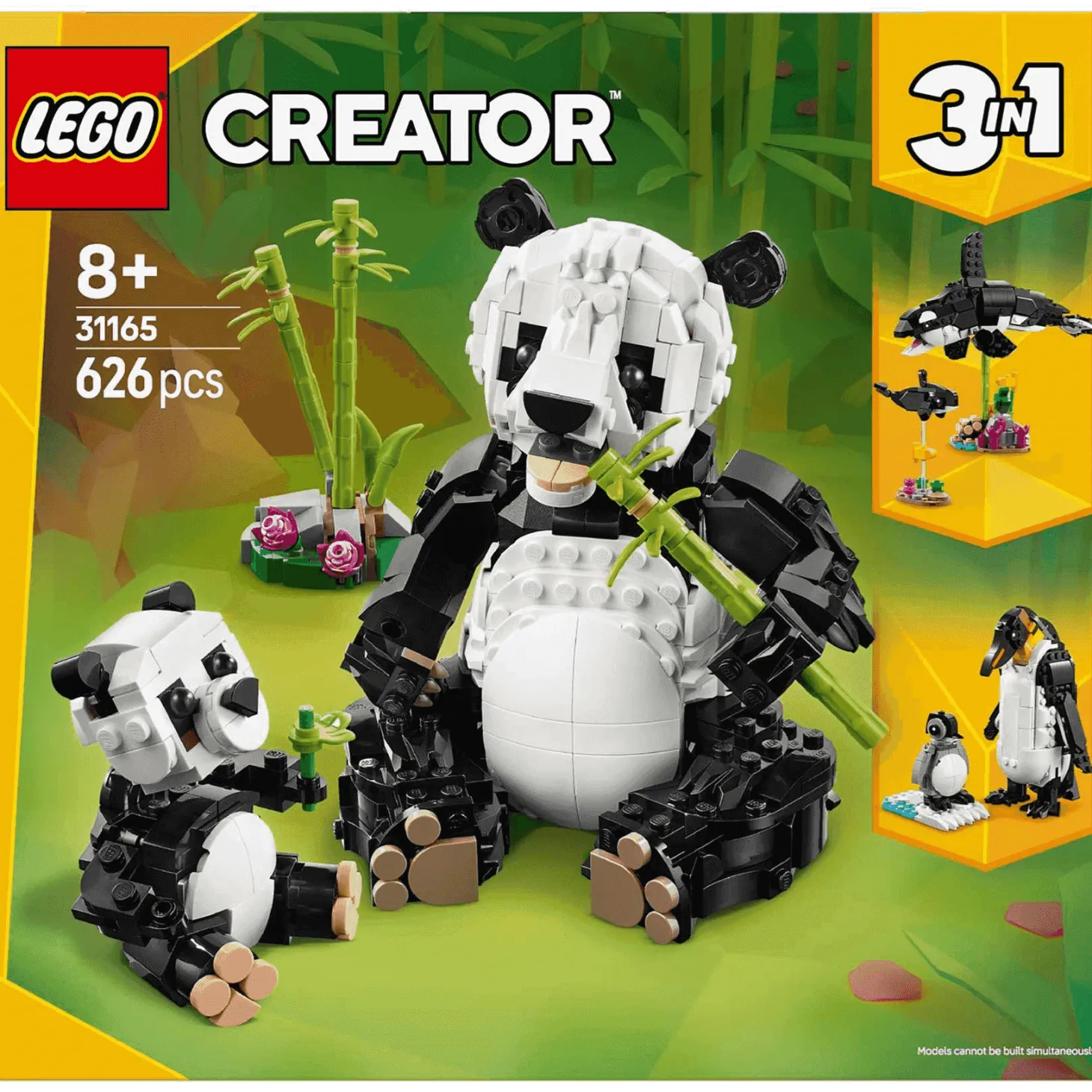 LEGO Creator 3en1 Fauna Salvaje: Familia de Pandas 31165