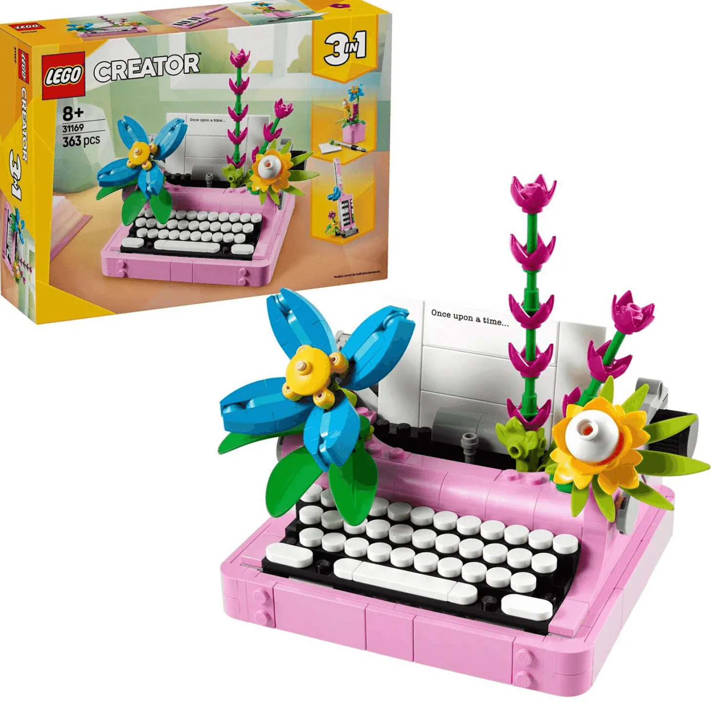 LEGO Creator 3en1 Máquina de Escribir con Flores Set 31169