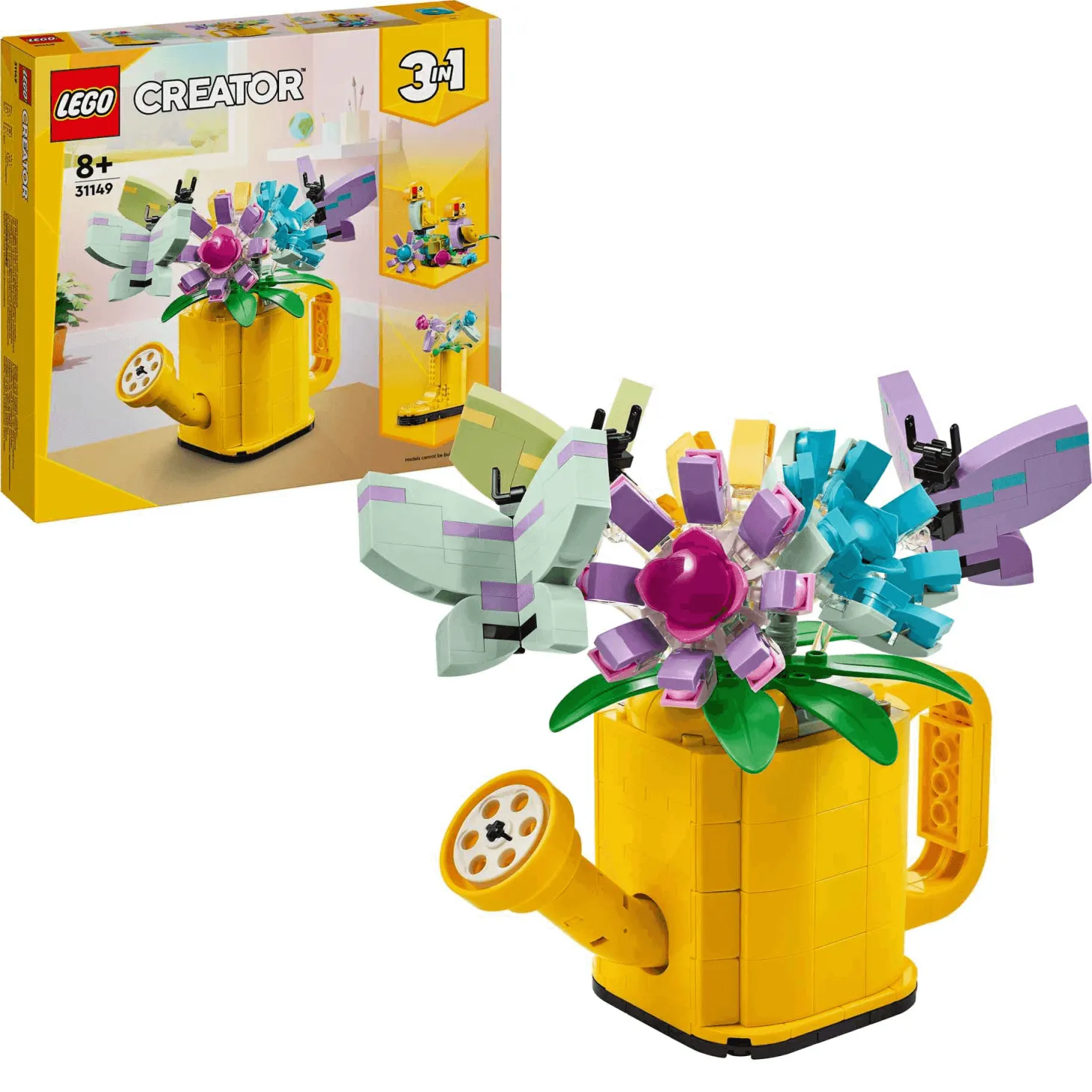 LEGO Creator Flores en Regadera Juguete 3en1 31149