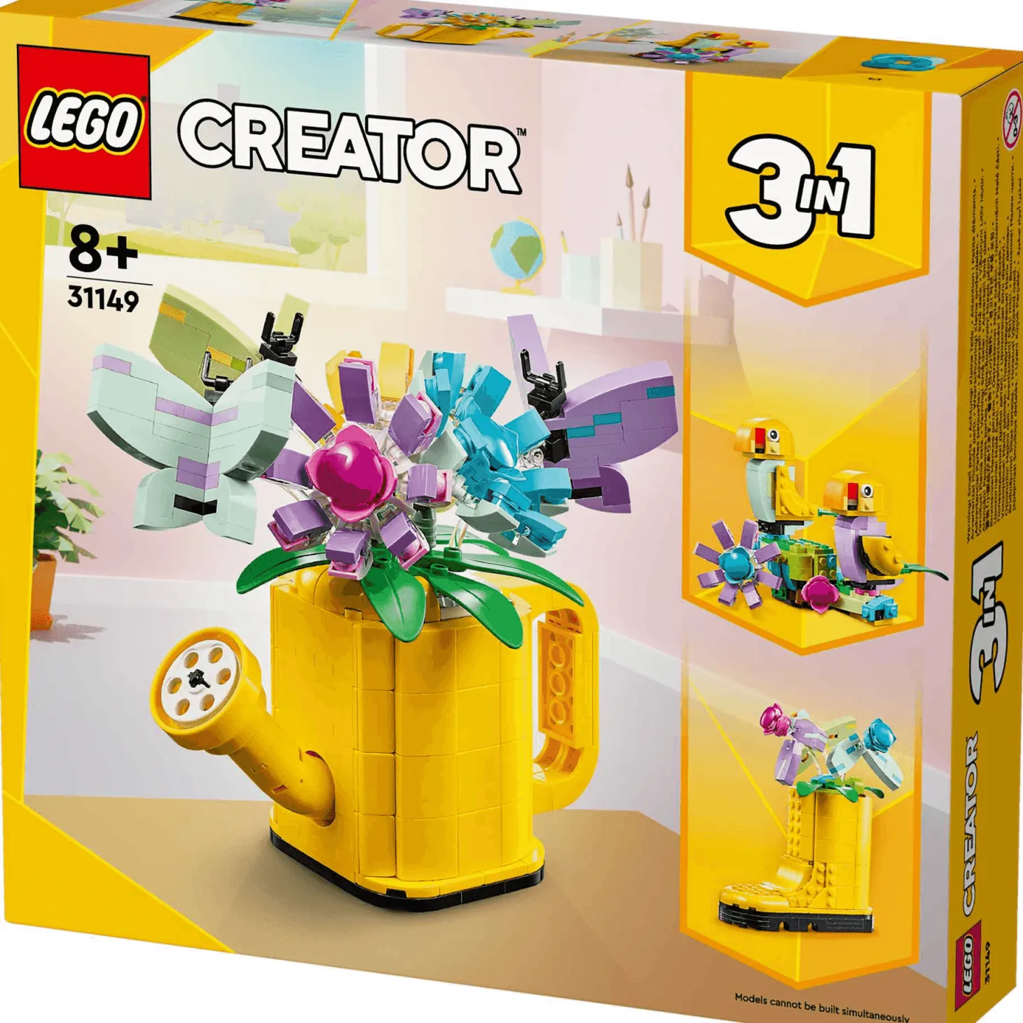 LEGO Creator Flores en Regadera Juguete 3en1 31149