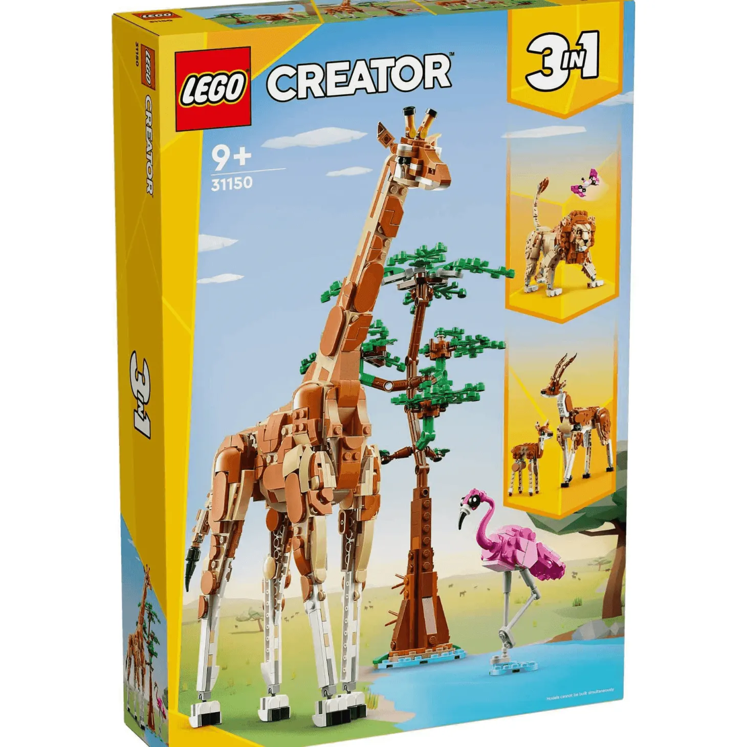 LEGO Creator Safari de Animales Salvajes Set 3en1 31150