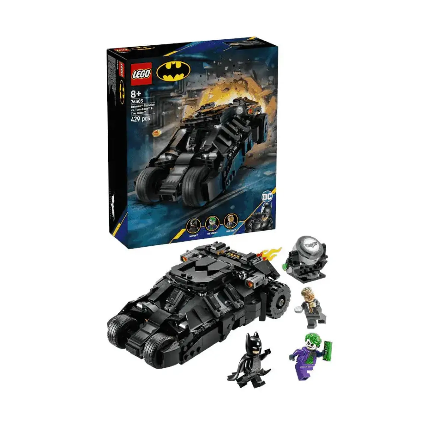 LEGO DC Batman: Tumbler de Batman vs. Two-Face y The Joker 76303