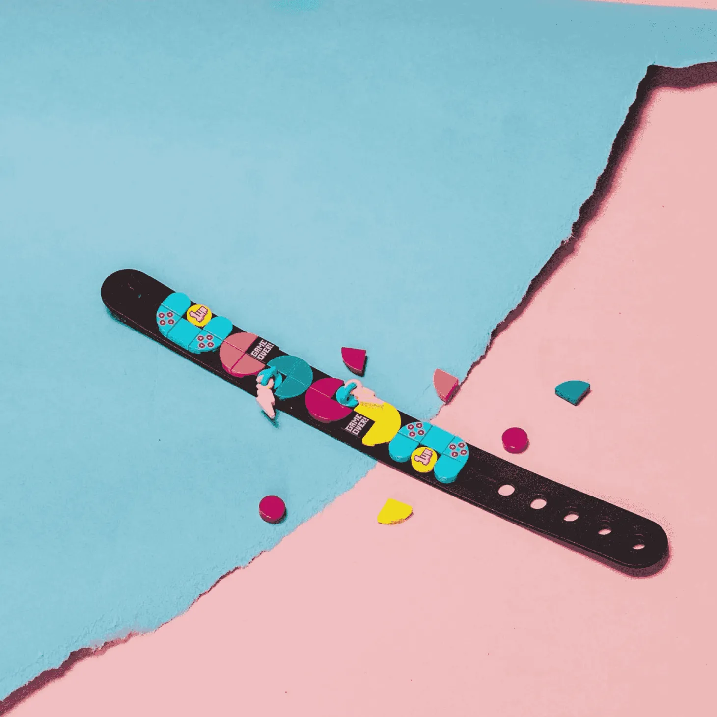 LEGO DOTS 41943 Pulsera con Amuletos Gamer