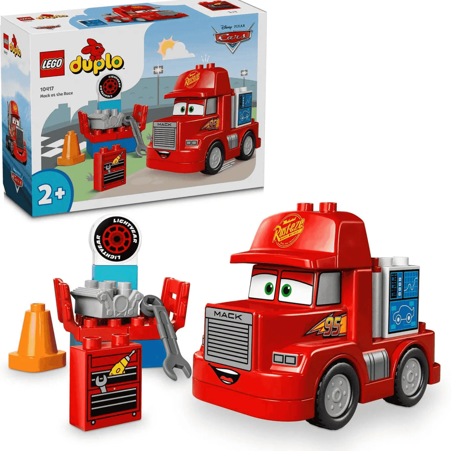 LEGO DUPLO | Cars de Disney y Pixar Mack en las Carreras