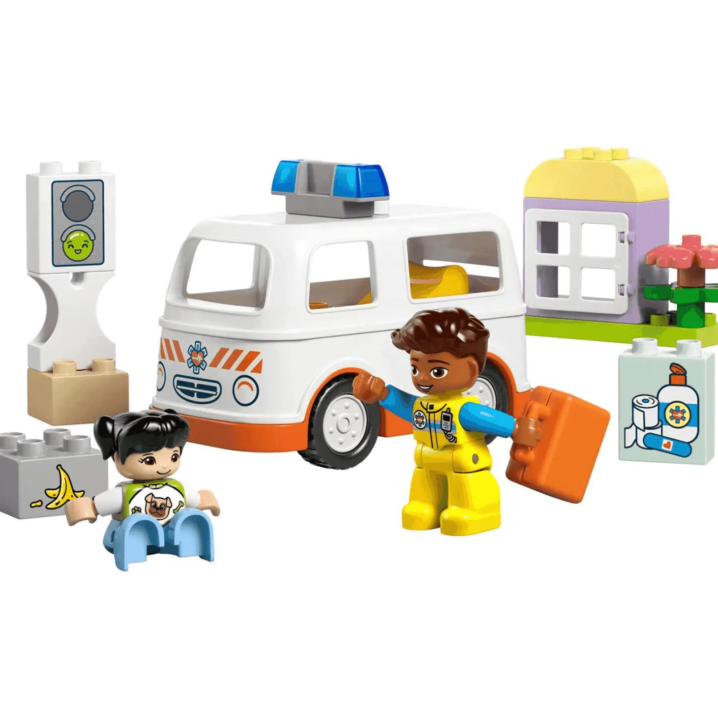 LEGO DUPLO Ambulancia y Conductor Juego simbólico 10447
