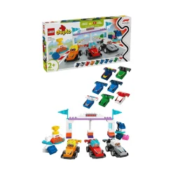 LEGO DUPLO Mi Ciudad Coches de Carreras y Pilotos del Equipo de F1 10445