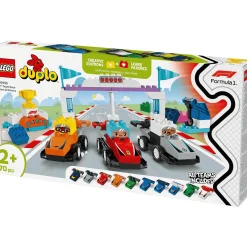 LEGO DUPLO Mi Ciudad Coches de Carreras y Pilotos del Equipo de F1 10445