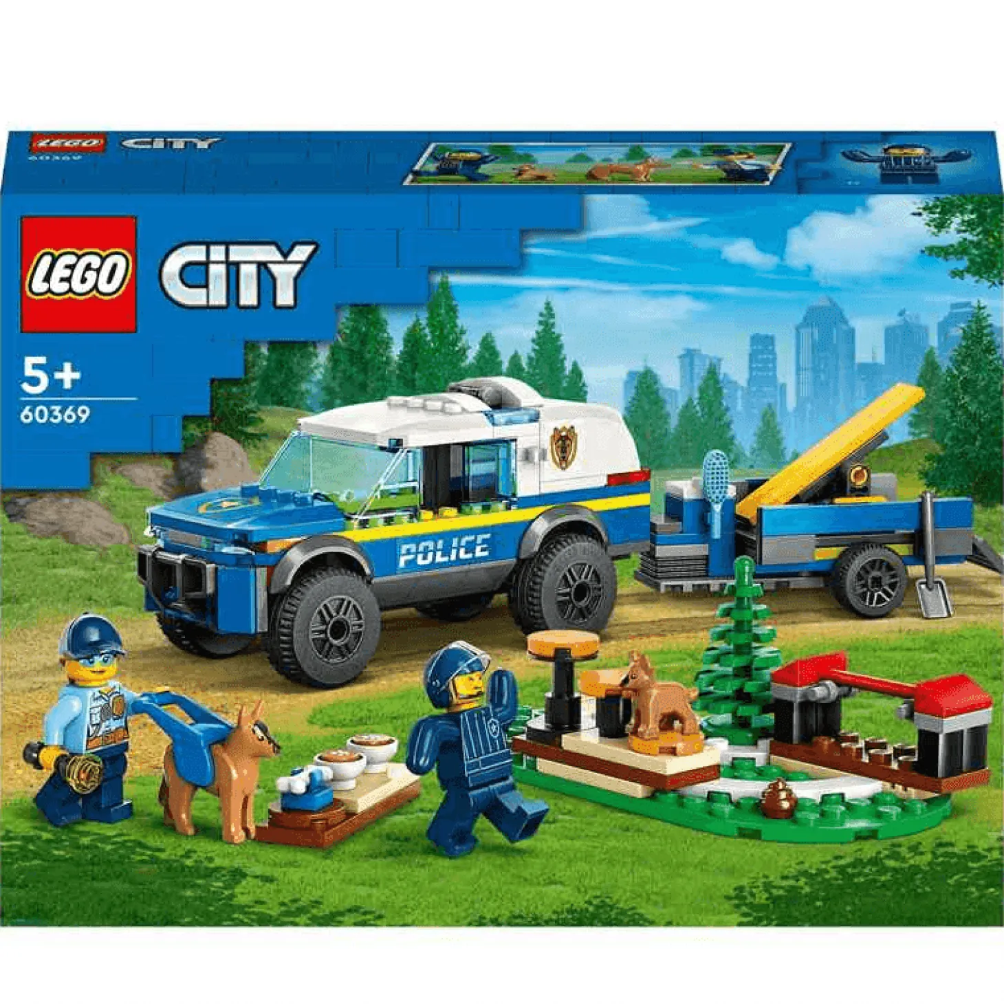 LEGO Entrenamiento Móvil para Perros Policía