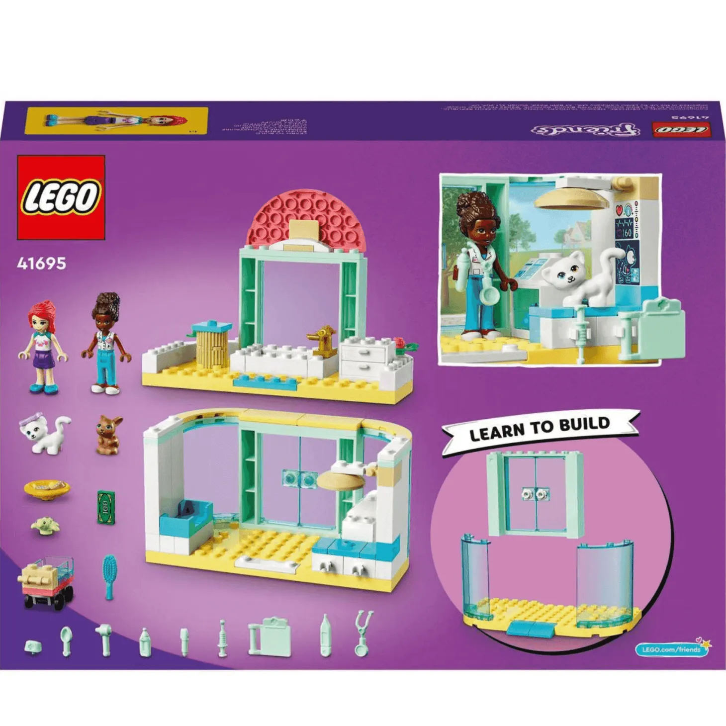 LEGO Friends 41695 Clínica de Mascotas