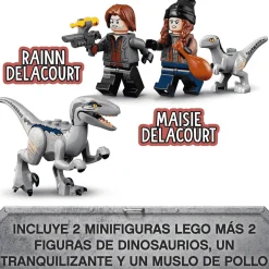 LEGO Jurassic World Captura de los Velocirraptores Blue y Beta 76946