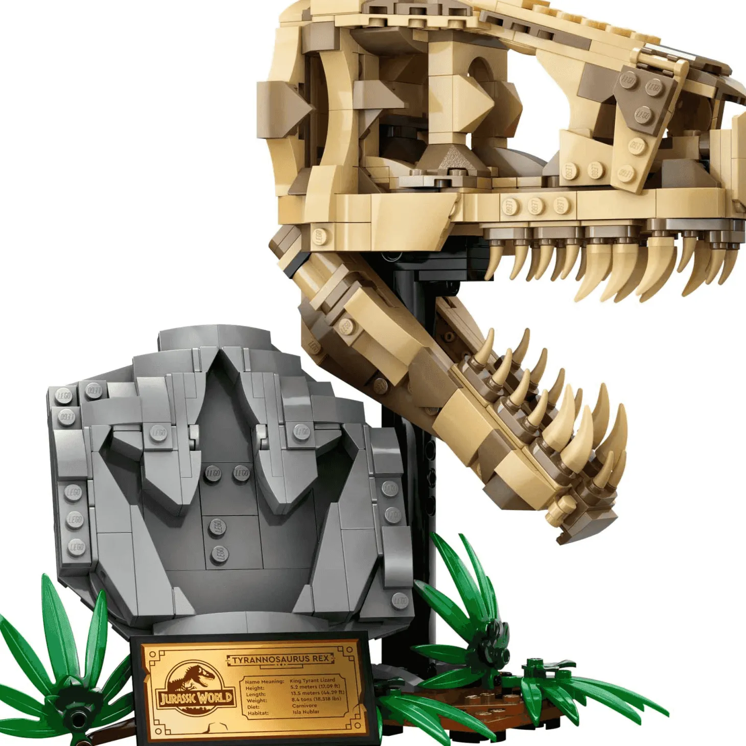 LEGO Jurassic World Fósiles de Dinosaurio: Cráneo de T. rex 76964