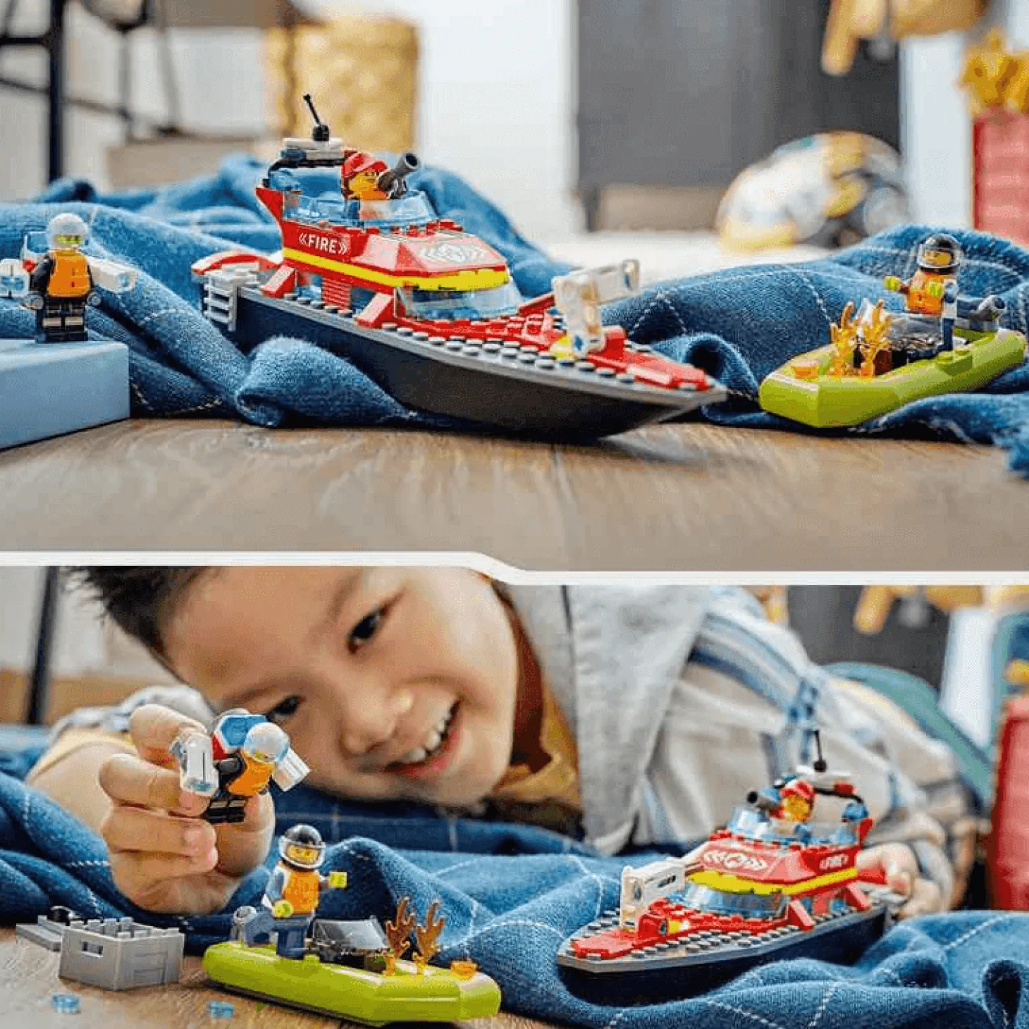 LEGO Lancha de Rescate de Bomberos