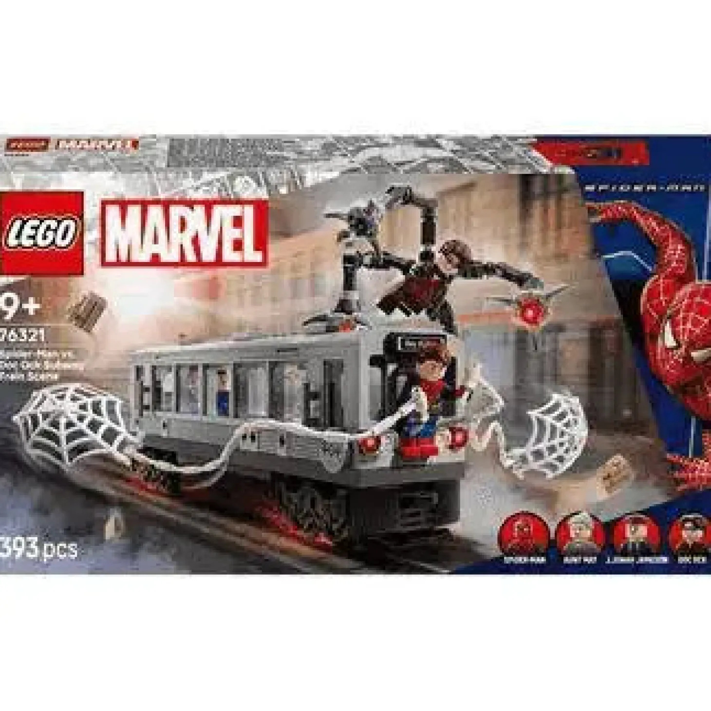 LEGO Marvel 76321 – Spider-Man vs. Doc Ock: Escena del Tren Subterráneo