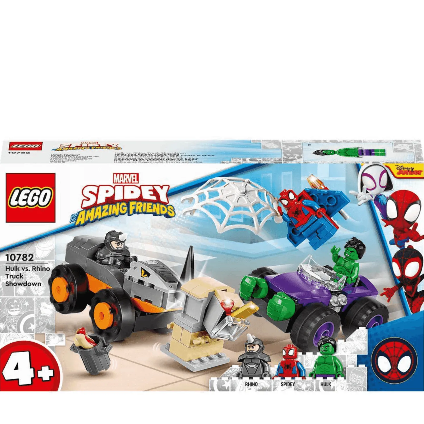 LEGO Marvel 10782 Camiones de Combate de Hulk y Rino