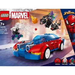 LEGO Marvel Coche de Carreras de Spider-Man y Duende Verde Venomizado 76279