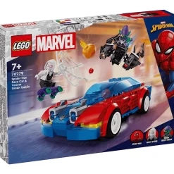 LEGO Marvel Coche de Carreras de Spider-Man y Duende Verde Venomizado 76279