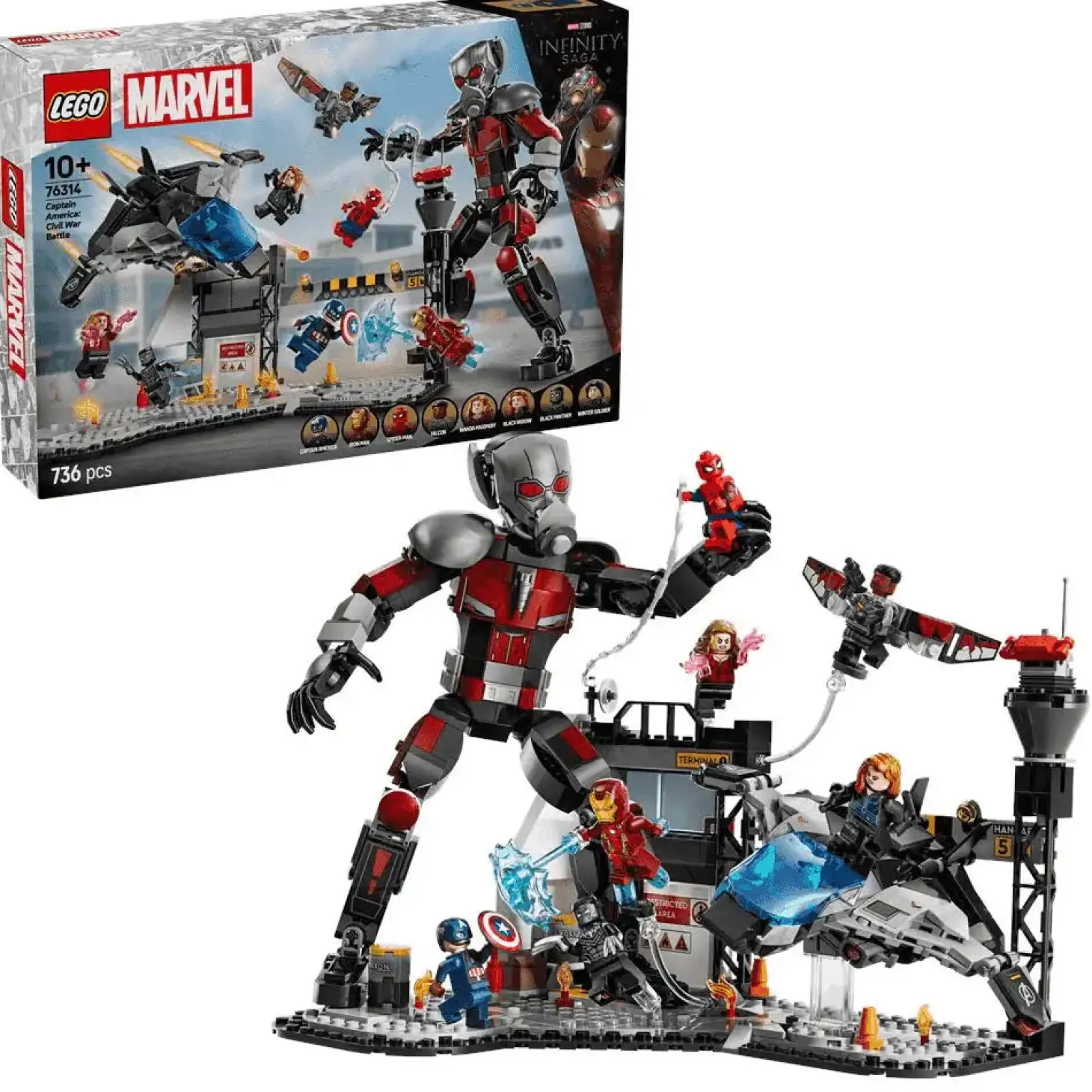LEGO Marvel Gran Batalla de Capitán América: Civil War 76314