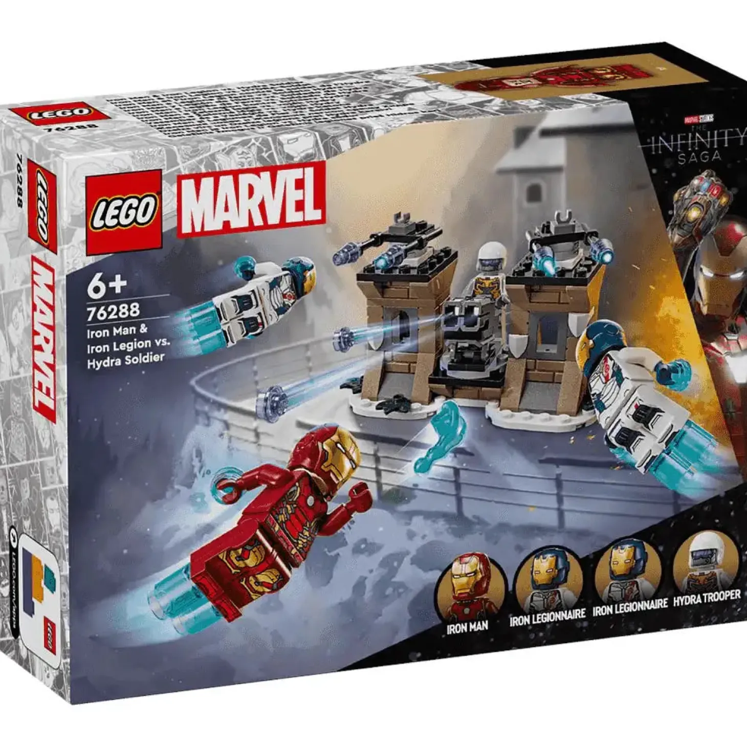 LEGO Marvel Iron Man y Legión de Hierro vs. Soldado de Hydra 76288