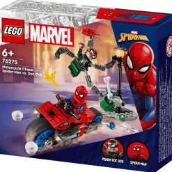 LEGO Marvel Persecución en Moto: Spider-Man vs. Doc Ock 76275