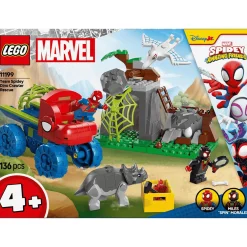 LEGO Marvel Spidey y su Superequipo Todoterreno Dinosaurio y Equipo Spidey al Rescate 11199