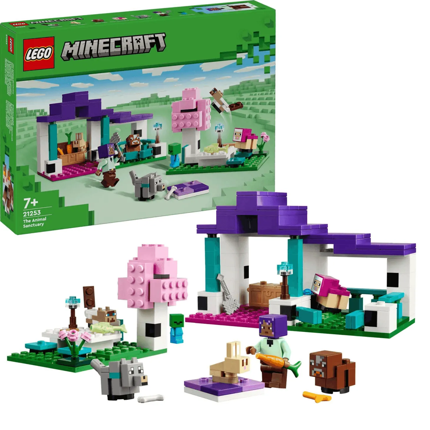 LEGO Minecraft El Santuario de Animales Set 21253